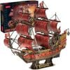 Mô Hình Giấy 3D Lắp Ráp CubicFun Thuyền The Queen Anne's Revenge (391 mảnh) T4040h - PP069