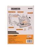  Mô Hình Gỗ 3D Lắp Ráp ROBOTIME ROKR Xe Máy Xúc (101 mảnh, Excavator) TG508K – WP247 