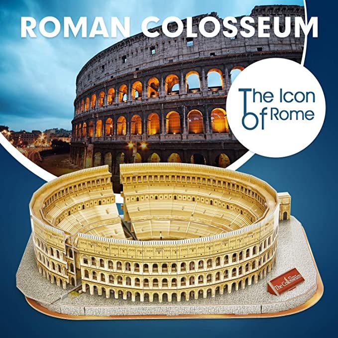  Mô Hình Giấy 3D Lắp Ráp CubicFun Đấu Trường La Mã (131 mảnh, National Geographic The Colosseum) DS0976h - PP057 