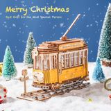  Mô Hình Gỗ 3D Lắp Ráp ROBOTIME Xe Điện Cổ Điển (92 mảnh, Classic Cable Car) TG505 – WP185 