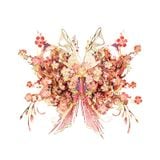  Mô Hình Kim Loại Lắp Ráp 3D MU Phương Phi Hồ Điệp (139 mảnh, Butterfly Rain of Flowers) YM-N149-E – MP1290 