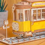  Mô Hình Gỗ 3D Lắp Ráp ROBOTIME Xe Điện Cổ Điển (92 mảnh, Classic Cable Car) TG505 – WP185 