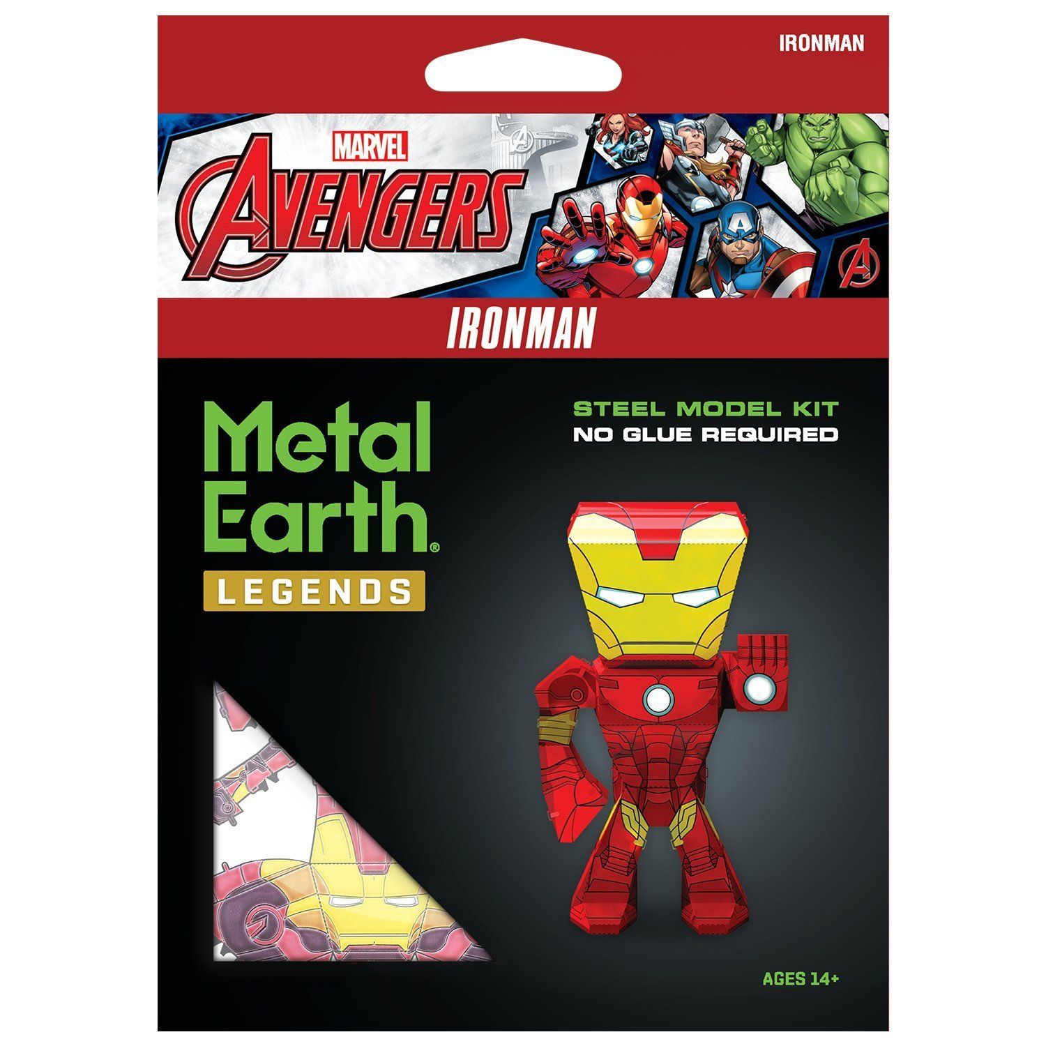  Mô Hình Kim Loại Lắp Ráp 3D Metal Earth IRON MAN (35 mảnh, CHIBI) – MP568 