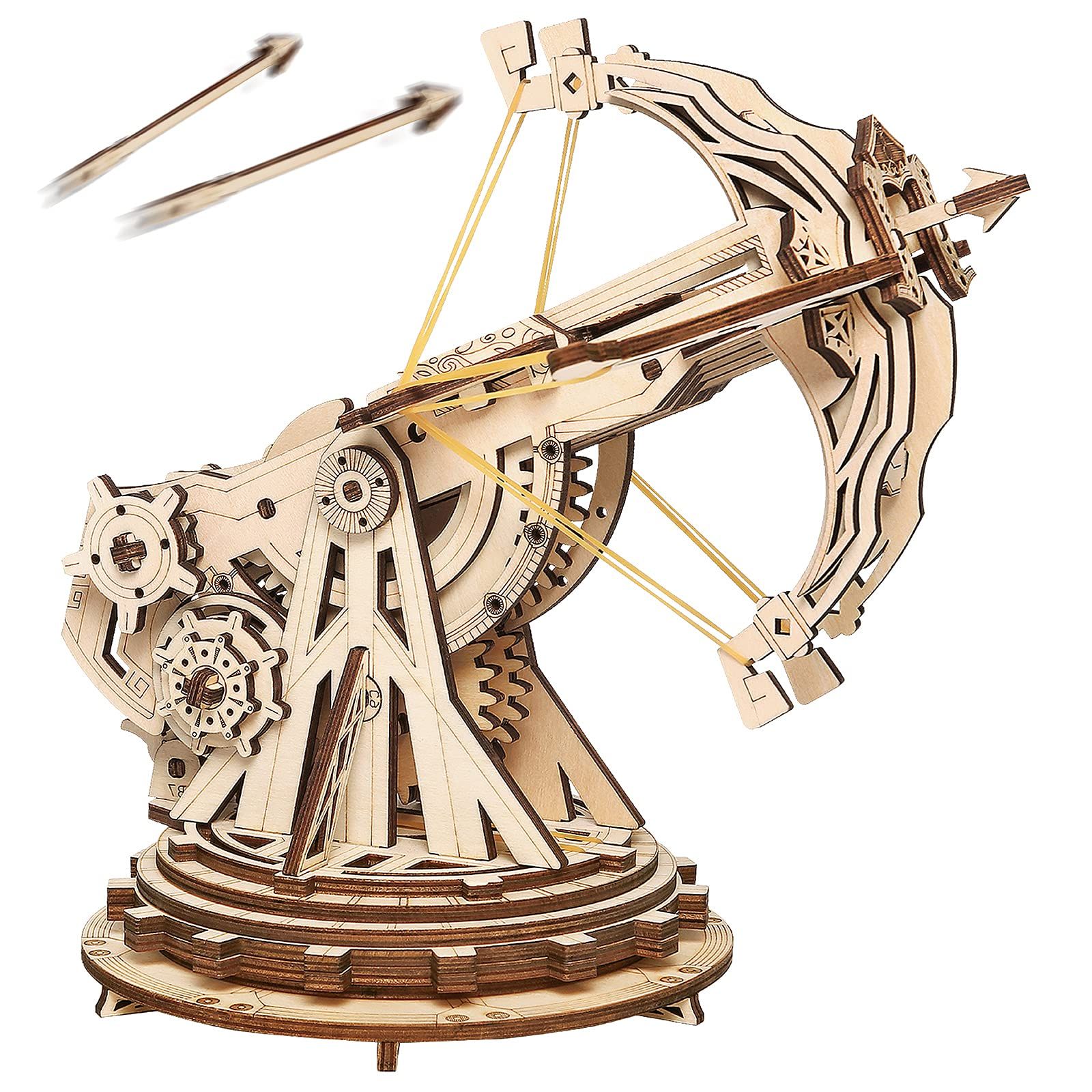  Mô Hình Gỗ 3D Lắp Ráp ROBOTIME ROKR (142 mảnh, Epic War Siege Heavy Ballista) KW401 – WP237 
