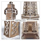 Mô Hình Giấy 3D Lắp Ráp CubicFun Tháp Eiffel Tại Pháp (39 mảnh, Paris Eiffel Tower) C044h - PP077 