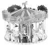 Mô Hình Kim Loại Lắp Ráp 3D Metal Mosaic Vòng Xoay Ngựa Gỗ (37 mảnh, Merry Go Round) – MP647