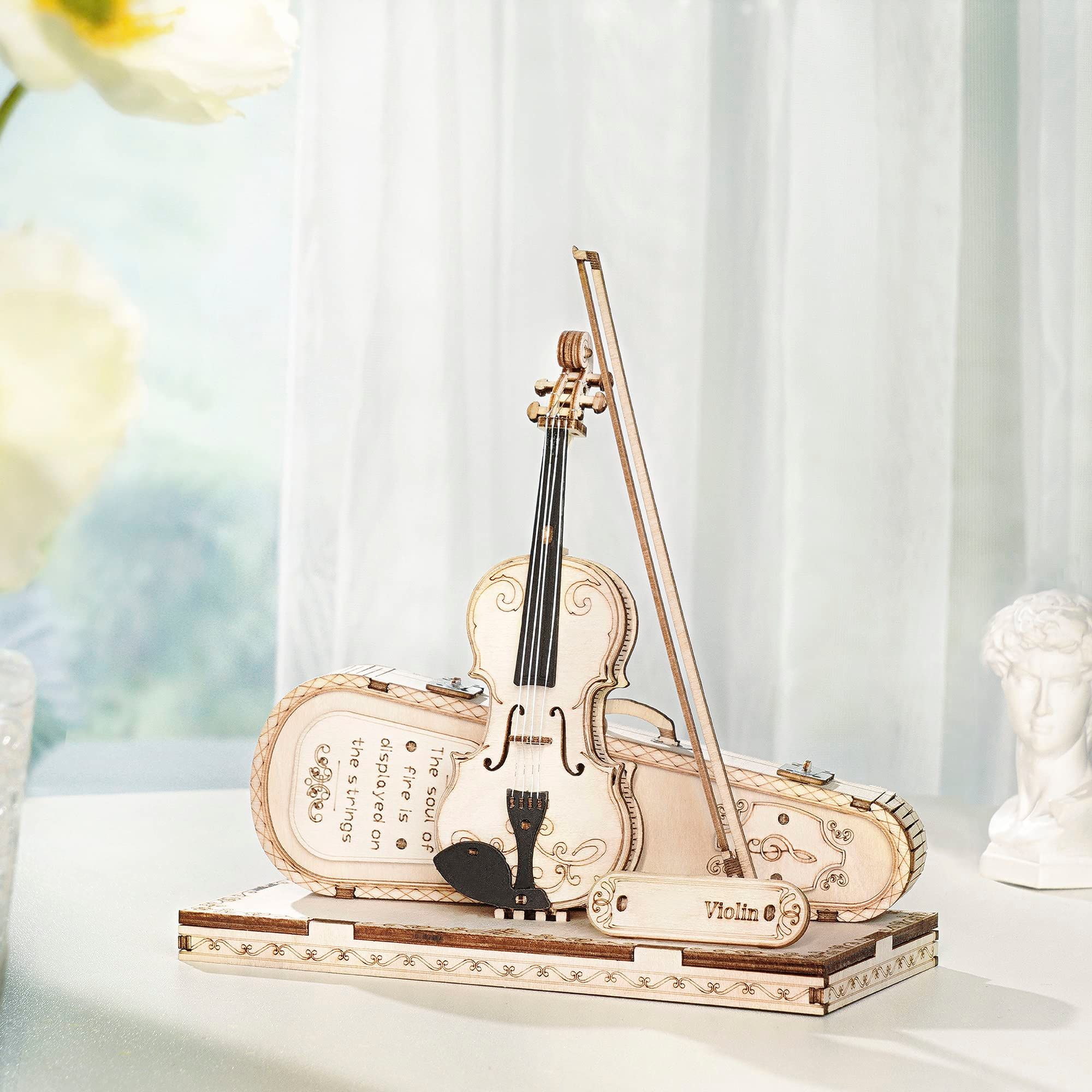 Mô Hình Gỗ 3D Lắp Ráp ROBOTIME ROKR Đàn (62 mảnh, Violin) TG604 – WP251 