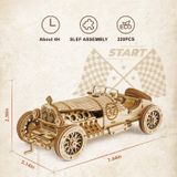  Mô Hình Gỗ 3D Lắp Ráp ROBOTIME Xe V8 (220 mảnh, Grand Prix Car) MC401 – WP031 
