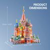 Mô Hình Giấy 3D Lắp Ráp CubicFun Nhà Thờ Chính Tòa Thánh Vasily (224 mảnh, Saint Basil's Cathedral, Đèn LED) L519h - PP076 