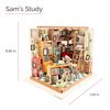  Mô Hình Gỗ 3D Lắp Ráp ROBOTIME DIY Dollhouse Nhà Tí Hon (221 mảnh, Sam's Study) DG102 – WP041 