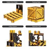  Mô Hình Gỗ 3D Lắp Ráp ROBOTIME ROKR Xe Nâng Hàng Hóa (139 mảnh, Forklift) TG413K – WP246 