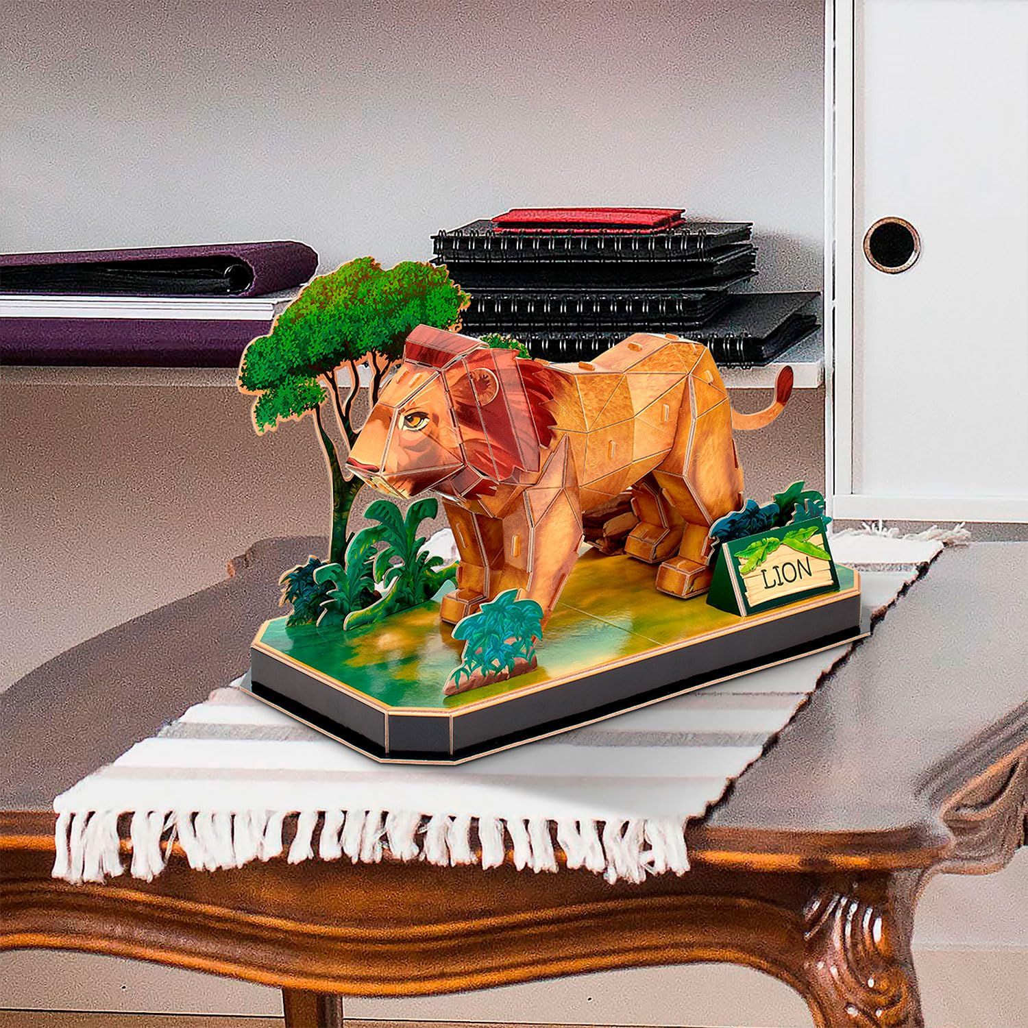  Mô Hình Giấy 3D Lắp Ráp CubicFun Con Sư Tử (40 mảnh, Lion) P856h - PP003 
