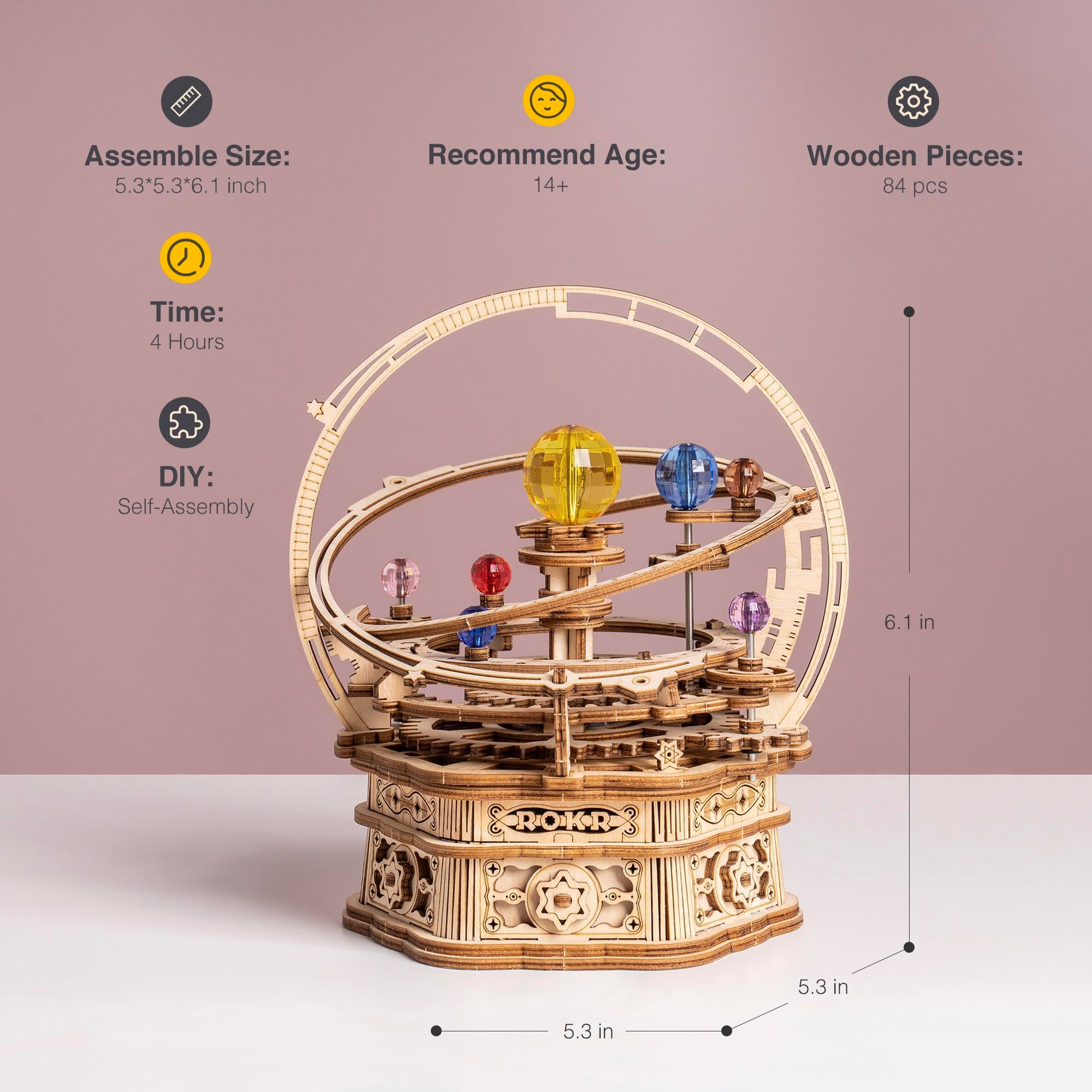  Mô Hình Gỗ 3D Lắp Ráp ROBOTIME Dải Ngân Hà Starry Night AMK51 - WP137 