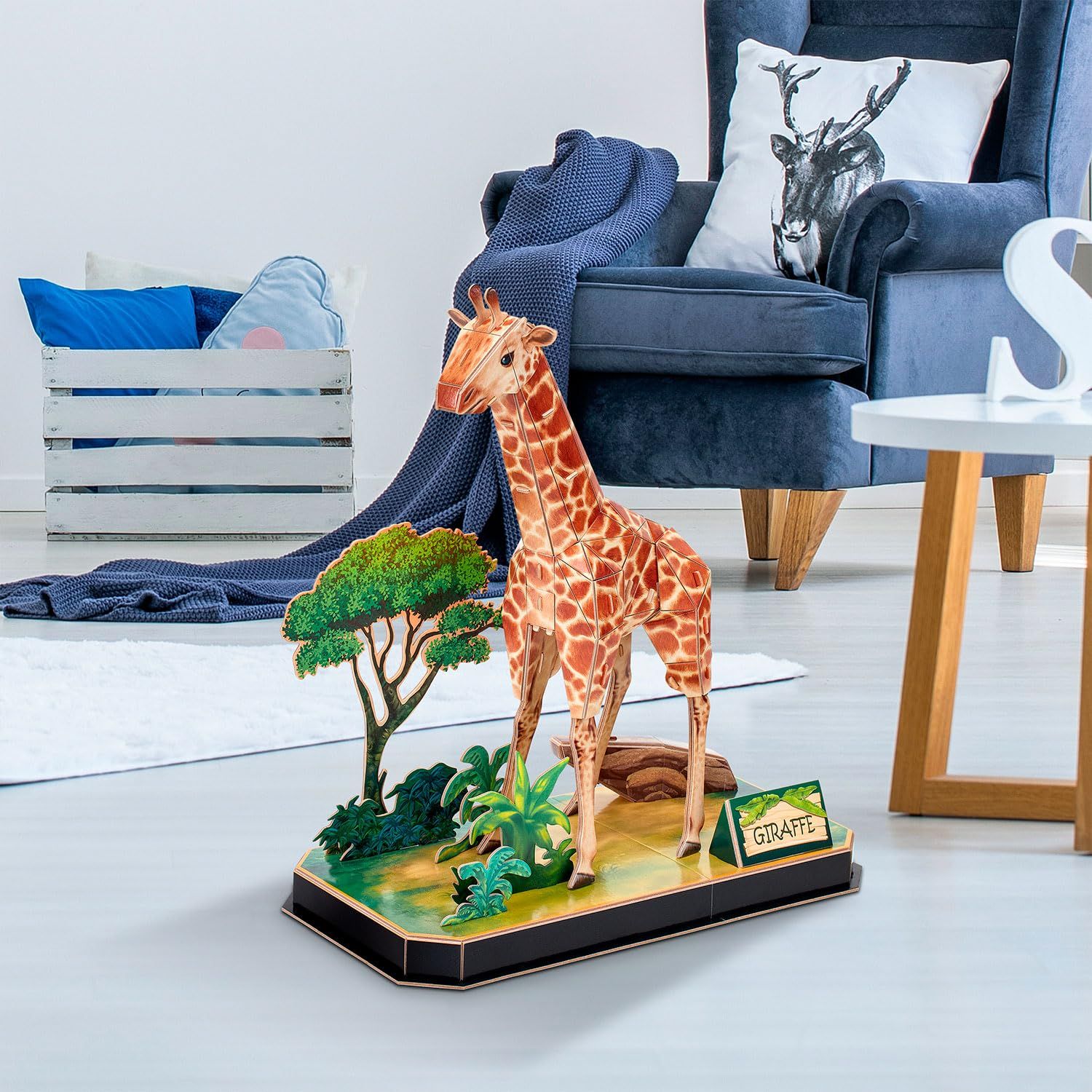  Mô Hình Giấy 3D Lắp Ráp CubicFun Con Hươu Cao Cổ (43 mảnh, Giraffe) P857h - PP004 