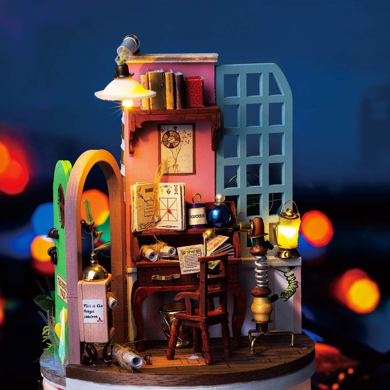  Mô Hình Gỗ 3D Lắp Ráp ROBOTIME Rolife DIY Dollhouse Nhà Tí Hon Căn Phòng Bí Mật (70 mảnh, Secluded Neighbour) DS003 – WP215 