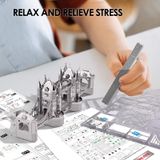  Mô Hình Kim Loại Lắp Ráp 3D Piececool Cầu Tháp Luân Đôn (65 mảnh, Tower Bridge of London) HP009-S – MP370 