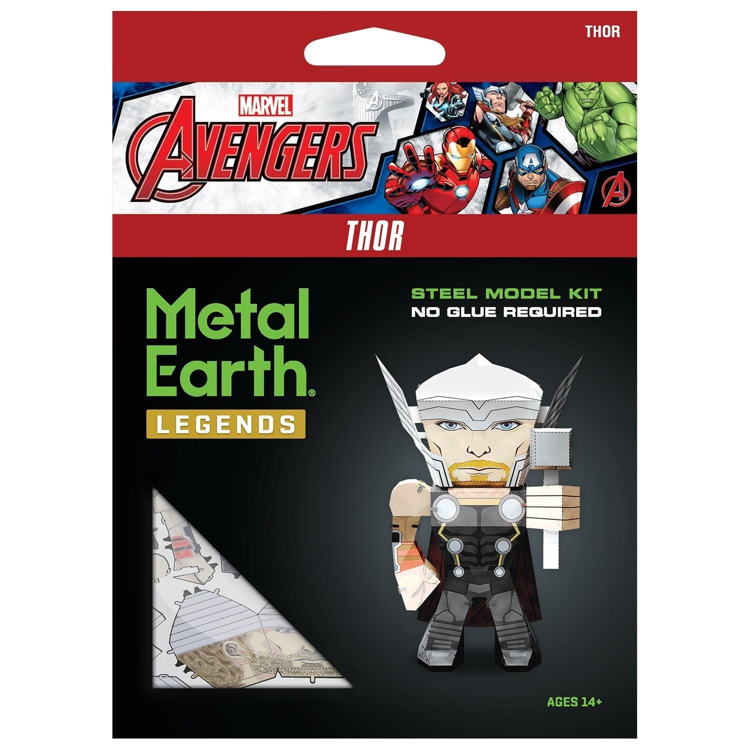  Mô Hình Kim Loại Lắp Ráp 3D Metal Earth THOR (35 mảnh, CHIBI) – MP570 
