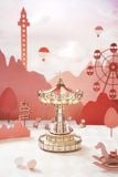  Mô Hình Gỗ 3D Lắp Ráp ROBOTIME ROKR Hộp Nhạc Xích Đu Quay (289 mảnh, Swing Ride) EA02 – WP245 