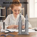  Mô Hình Kim Loại Lắp Ráp 3D Piececool Tháp Đôi (38 mảnh, Petronas) HP006-S – MP379 