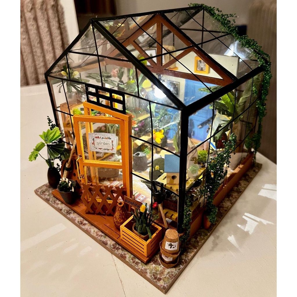  Mô Hình Gỗ 3D Lắp Ráp ROBOTIME DIY Dollhouse Nhà Tí Hon Cathy’s Flower House DG104 – WP042 