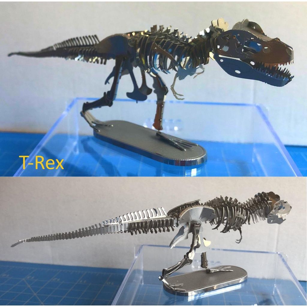  Mô Hình Kim Loại Lắp Ráp 3D Metal Mosaic Bộ Xương Khủng Long Tyrannosaurus Rex Skeleton – MP724 