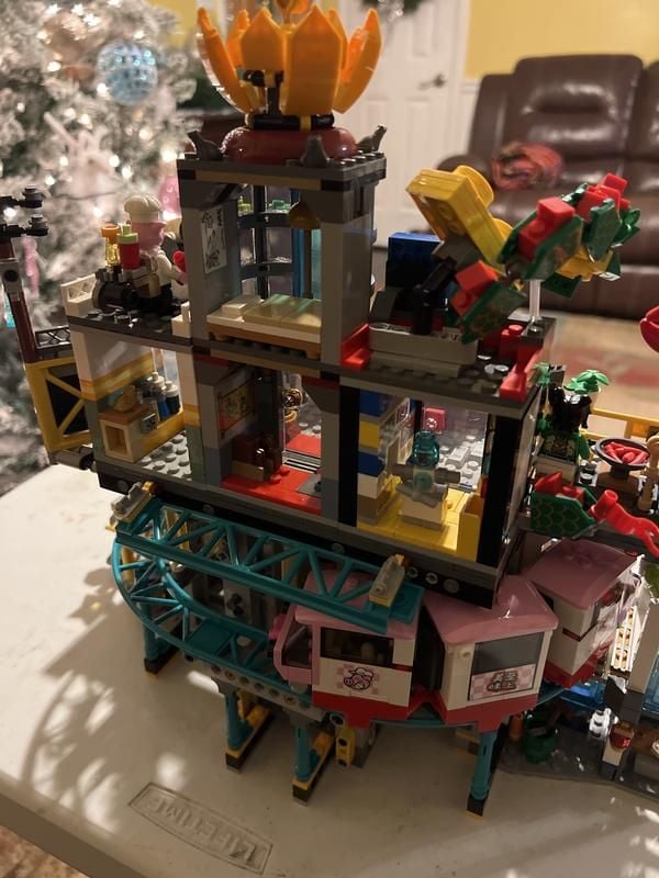  Mô Hình Nhựa 3D Lắp Ráp OEM Monkie Kid Phố Lồng Đèn (2187 mảnh, Lego 80066 The City of Lanterns) 86999 - LG0144 
