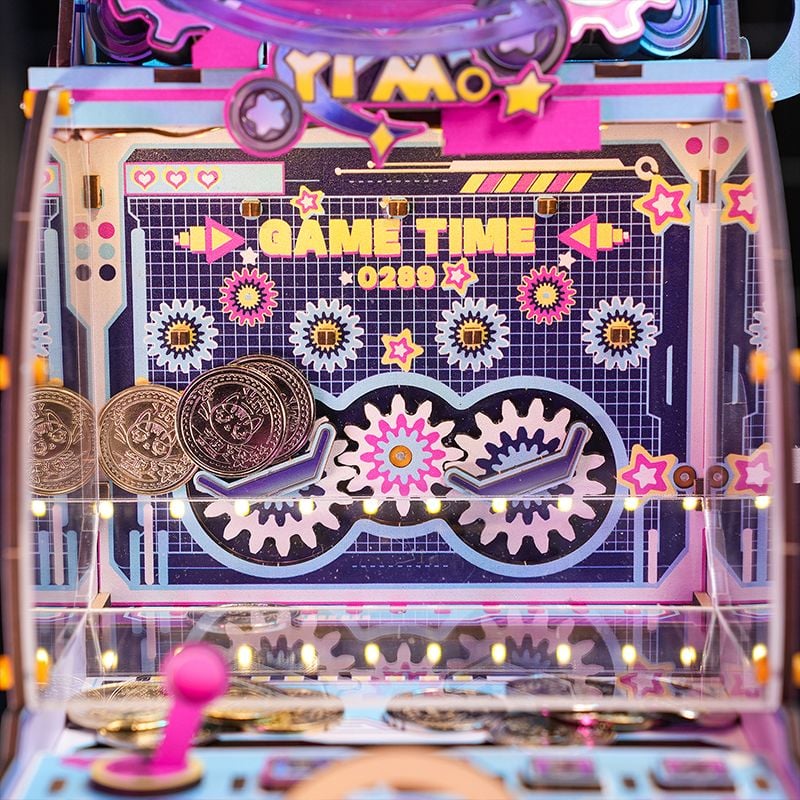  Mô Hình Gỗ 3D Lắp Ráp MU Máy Trò Chơi Đẩy Xu (213 mảnh, Coin Pusher) MY-N021A - WP263 