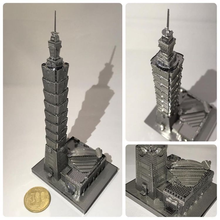  Mô Hình Kim Loại Lắp Ráp 3D Metal Mosaic Taipei 101 – MP627 