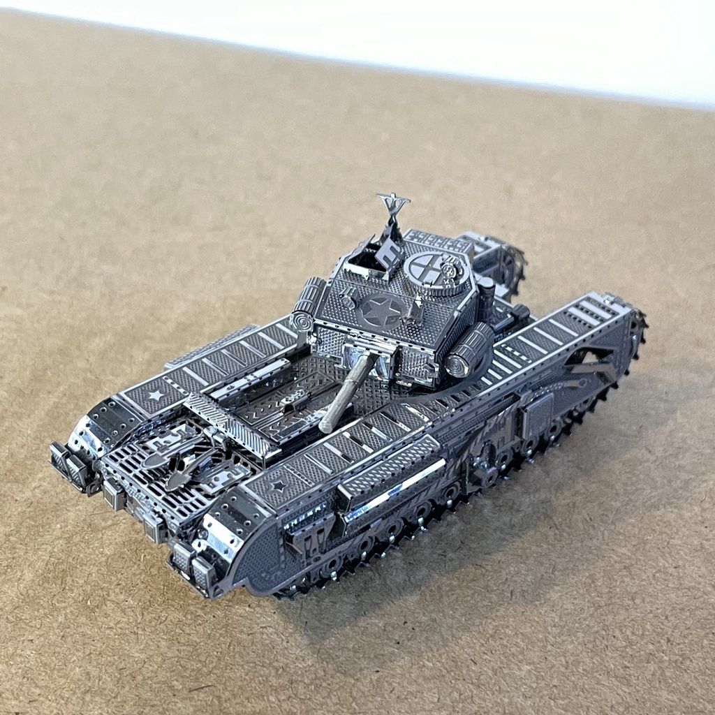  Mô Hình Kim Loại 3D Lắp Ráp Metal Mosaic Xe Tăng Churchill (35 mảnh, Tank) - MP1051 