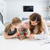  Mô Hình Gỗ 3D Lắp Ráp ROBOTIME DIY Dollhouse Nhà Tí Hon (221 mảnh, Sam's Study) DG102 – WP041 