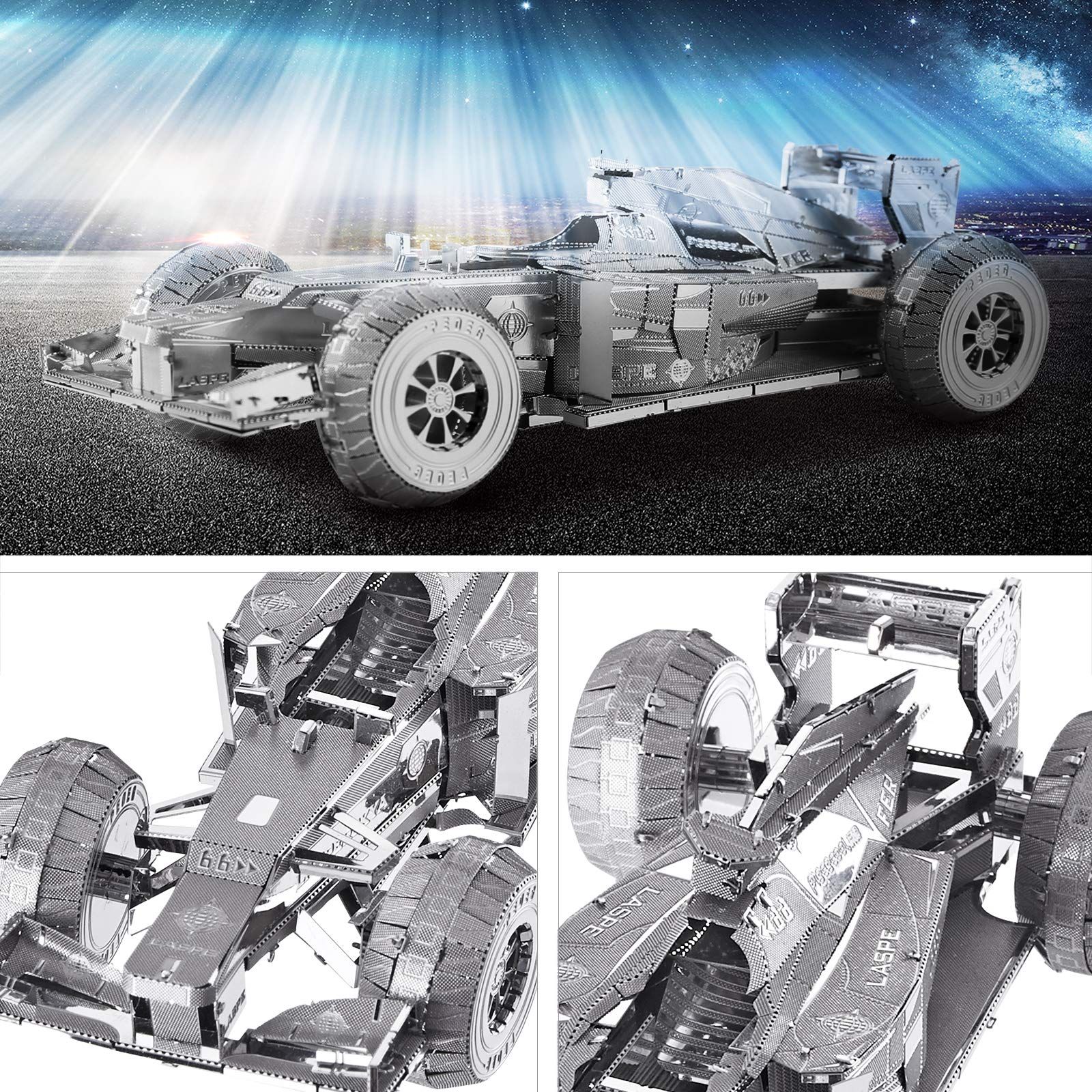  Mô Hình Kim Loại Lắp Ráp 3D Piececool Xe F1 (69 mảnh, Racing) P052-S – MP148 