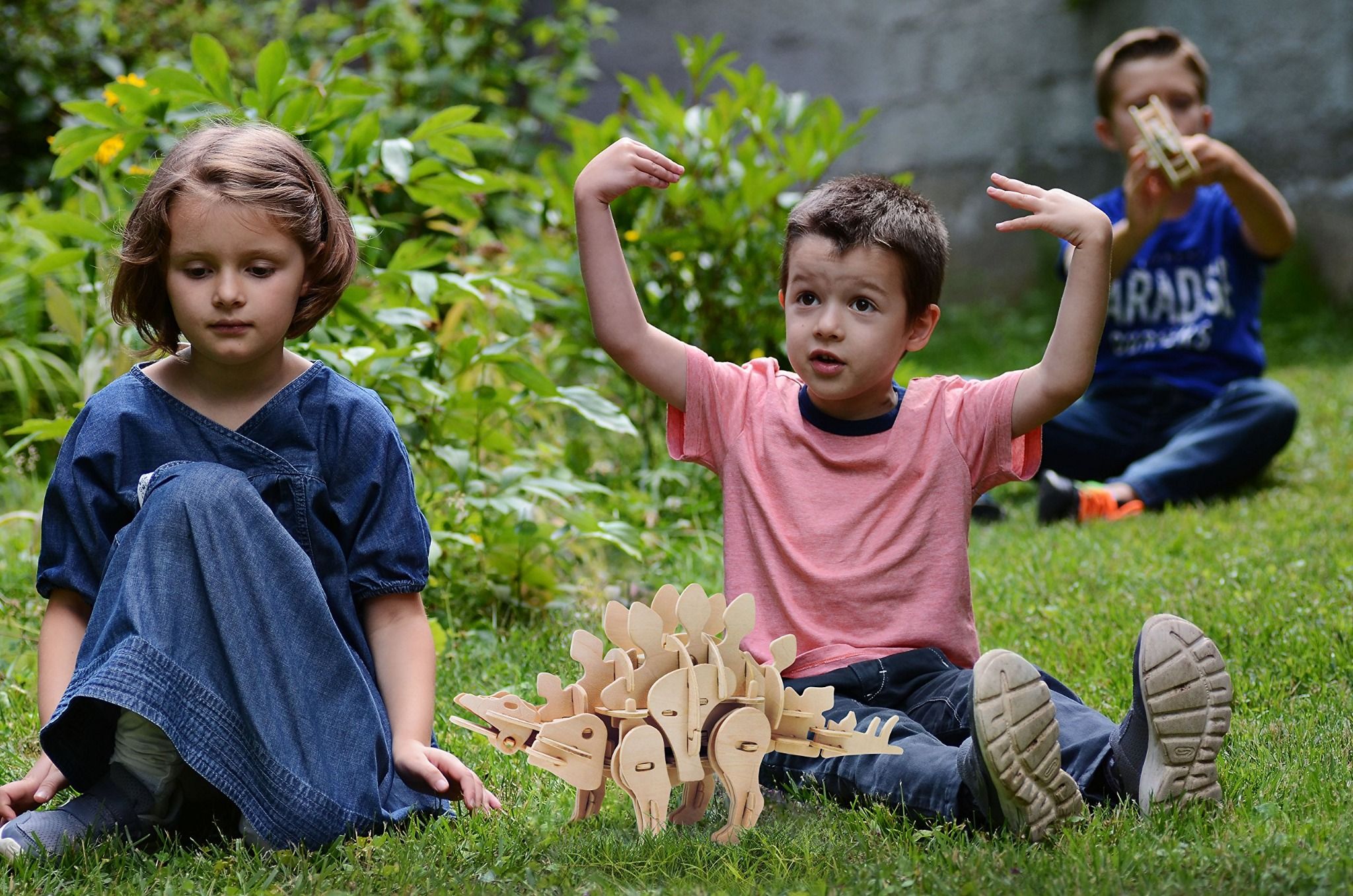  Mô Hình Gỗ 3D Lắp Ráp ROBOTIME Robotic Dinosaurs Khủng Long Kiếm (75 mảnh, Stegosaurus) D440 – WP038 