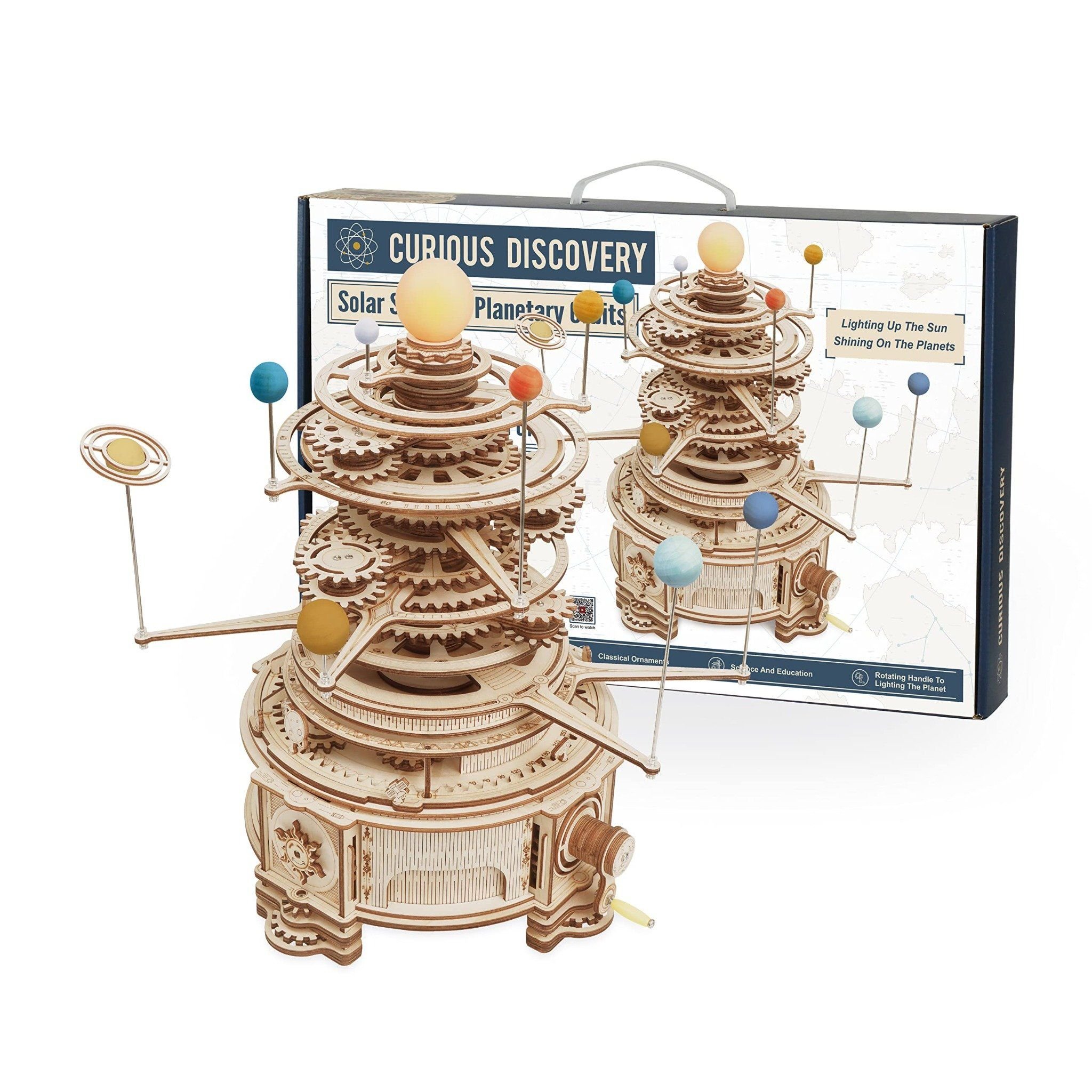  Mô Hình Gỗ 3D Lắp Ráp ROBOTIME ROKR Hành Tinh Hệ Mặt Trời (316 mảnh, Mechanical Orrery) ST001 – WP241 