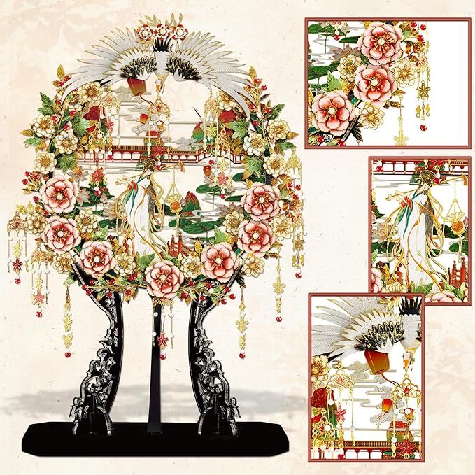  Mô Hình Kim Loại 3D Lắp Ráp Piececool Đại Ngọc (337 mảnh, Daiyu) P195-PG- MP1083 