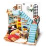 Mô Hình Gỗ 3D Lắp Ráp ROBOTIME DIY Dollhouse Nhà Tí Hon Joy’s Peninsula Living Room DG141 – WP154