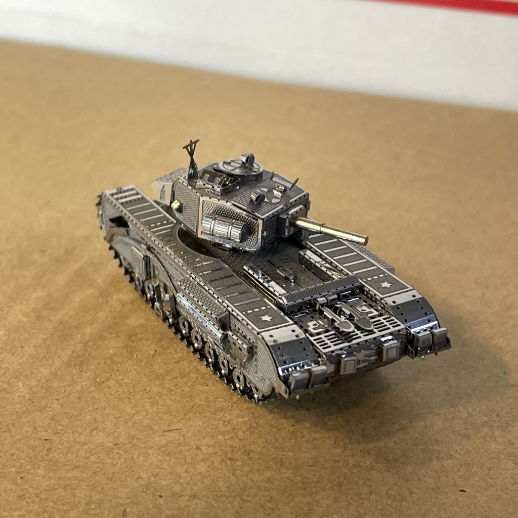  Mô Hình Kim Loại 3D Lắp Ráp Metal Mosaic Xe Tăng Churchill (35 mảnh, Tank) - MP1051 