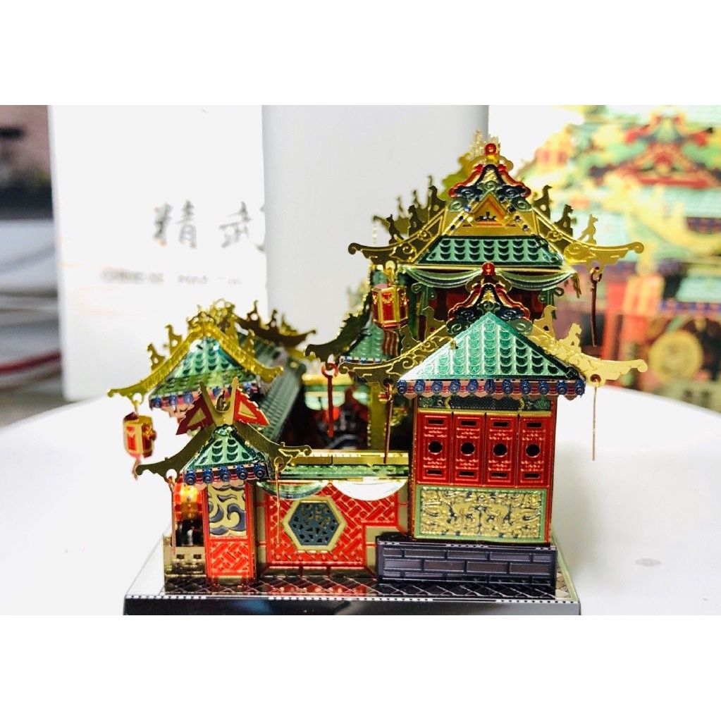  Mô Hình Kim Loại Lắp Ráp 3D MU Tinh Võ Môn (79 mảnh, Không LED, School of Chinese Gongfu) YM-N079-D – MP735 