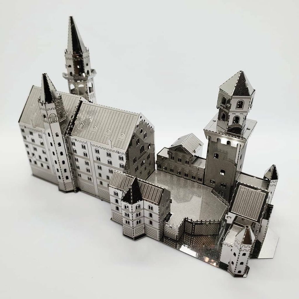  Mô Hình Kim Loại Lắp Ráp 3D Metal Mosaic Lâu Đài Cổ Tích (30 mảnh, Neuschwanstein Castle) – MP961 