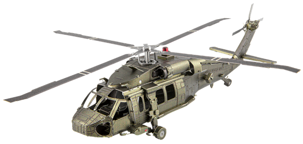  Mô Hình Kim Loại 3D Lắp Ráp Metal Head Trực Thăng Đa Dụng UH-60 Black Hawk – MP1059 