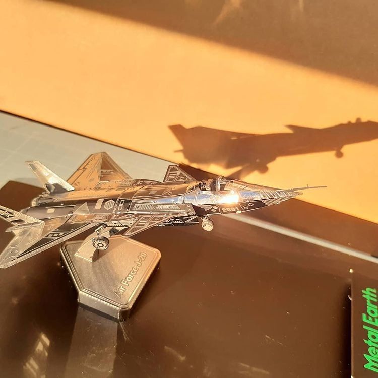  Mô Hình Kim Loại Lắp Ráp 3D Metal Mosaic Tiêm Kích J-20 – MP665 