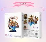  Mô Hình Kim Loại Lắp Ráp 3D Microworld Đào Hoa Nguyên (285 mảnh, Peach Blossom Source) J076 - MP1181 