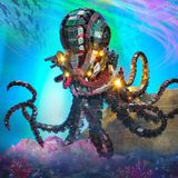  Mô Hình Kim Loại 3D Lắp Ráp Microworld Bạch Tuộc Bóng Tối (971 mảnh, Octopus Devil) D018 - MP1038 