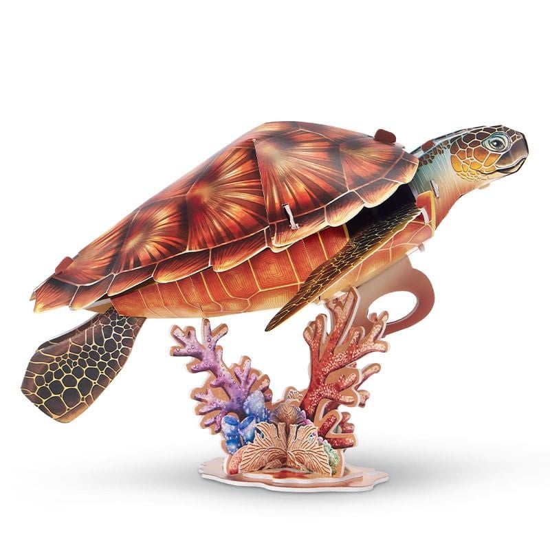  Mô Hình Giấy 3D Lắp Ráp CubicFun Con Rùa Biển (31 mảnh, Sea Turle) DS1080h - PP002 