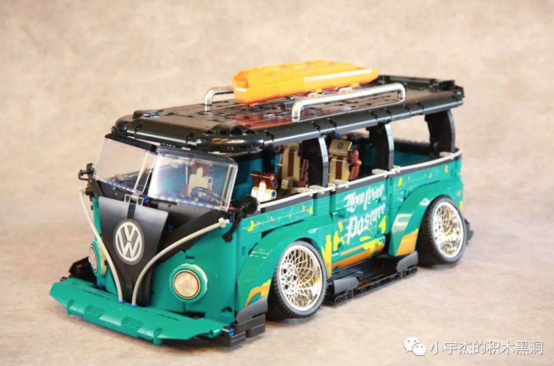  Mô Hình Nhựa 3D Lắp Ráp Kbox Xe Picnic Volkswagen T1 1:10 (2550 mảnh) 10510 – LG0041 