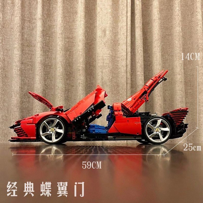  Mô Hình Nhựa 3D Lắp Ráp Siêu Xe Đua Ferrari Daytona SP3 81998 (3778 mảnh) - LG0051 