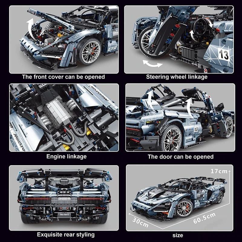  Mô Hình Nhựa 3D Lắp Ráp TGL Siêu Xe Đua McLaren Senna 1:8 (3780 mảnh, Super Racing Car) T5013 – LG0030 