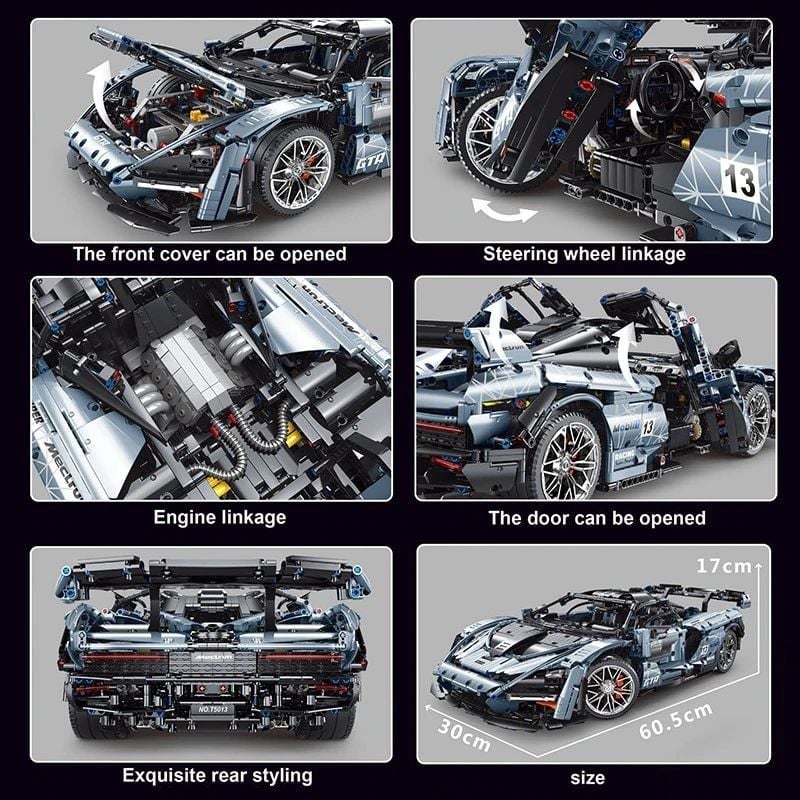  Mô Hình Nhựa 3D Lắp Ráp TGL Siêu Xe Đua McLaren Senna T5013 (3780 mảnh) 1:8 – LG0030 