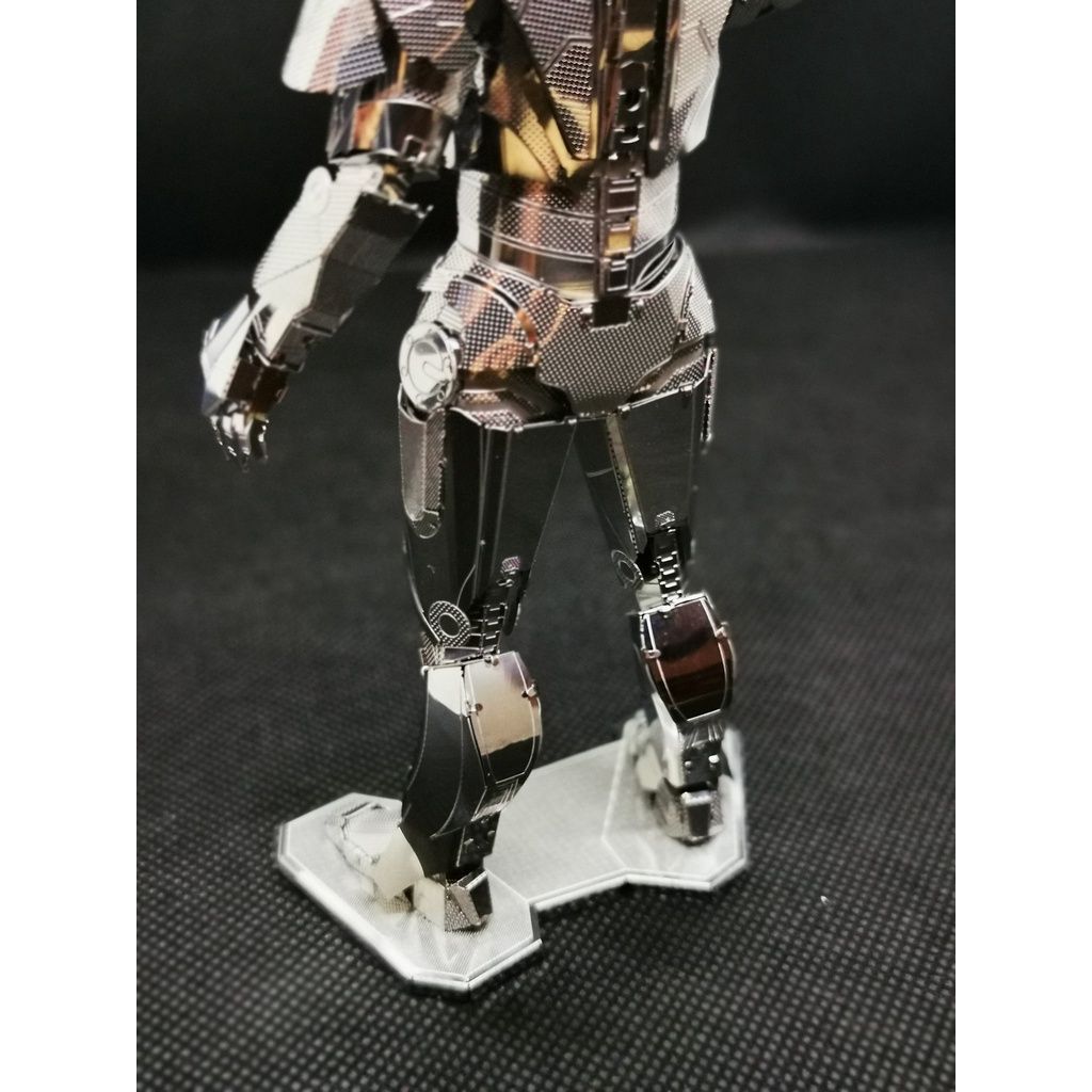  Mô Hình Kim Loại 3D Lắp Ráp Metal Mosaic Marvel Iron Man (100 mảnh, Silver Color) - MP1053 