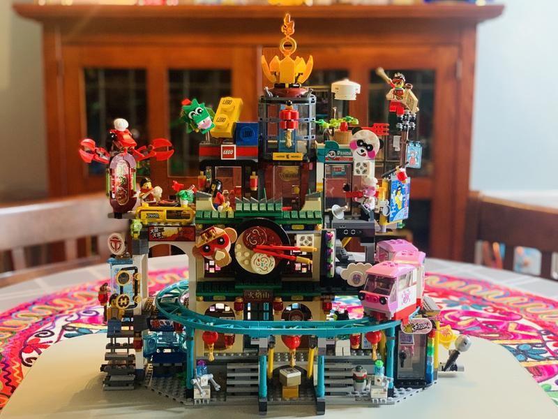  Mô Hình Nhựa 3D Lắp Ráp OEM Monkie Kid Phố Lồng Đèn 86999 (2187 mảnh, Lego 80066 The City of Lanterns) - LG0144 