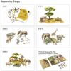  Mô Hình Giấy 3D Lắp Ráp CubicFun Động Vật Hoang Dã Châu Phi (69 mảnh, National Geographic African Wildlife) DS0972h - PP052 